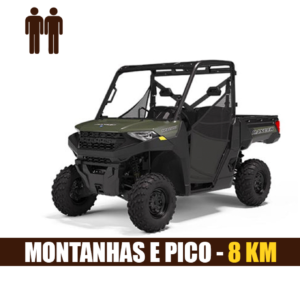 Passeio Montanhas e Pico da Cidade (8 KM) - RANGER 500 - até 2 pessoas.