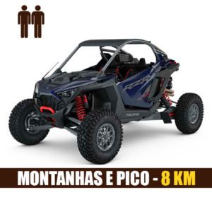Passeio Montanhas e Pico da Cidade (8KM) - RAZOR PRO R até 2 pessoas.
